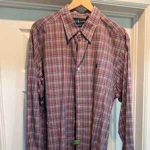 Ralph Lauren Multicolor Plaid Button Down Shirt